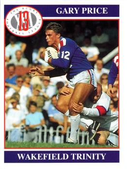 1991 Merlin Rugby League #89 Gary Price Front